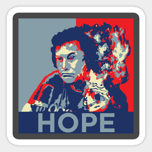 Elon Musk - Hope poster Sticker by raulchirai